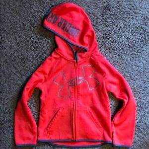 Girls Under Armour zip hoodie